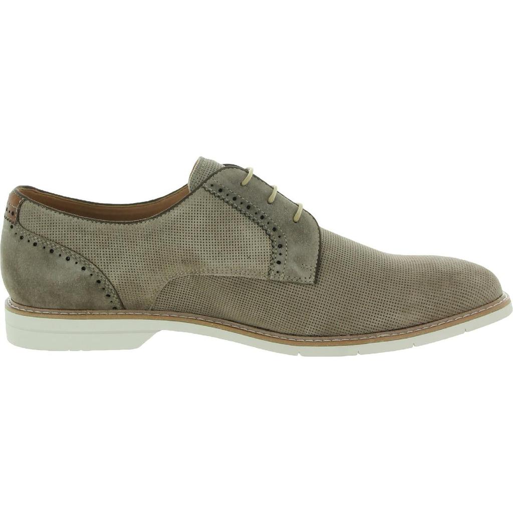 Steve Madden Mens Neiko Suede Contrast Trim Derby Shoes商品第3张图片规格展示