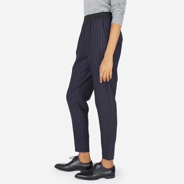 商品Everlane|羊毛暗条纹九分长裤,价格¥921,第3张图片详细描述