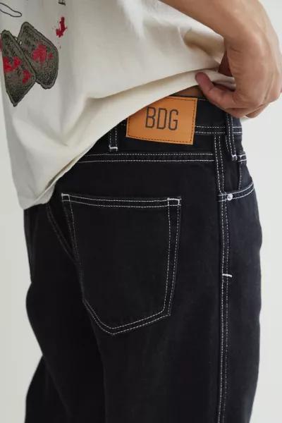 BDG Baggy Skate Fit Jean – Black Contrast Stitch商品第5张图片规格展示