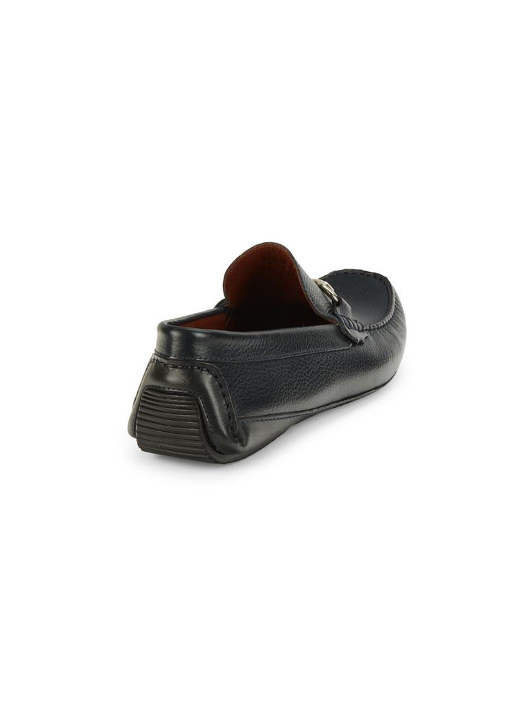 ​Pebbled Leather Bit Driving Loafers商品第3张图片规格展示