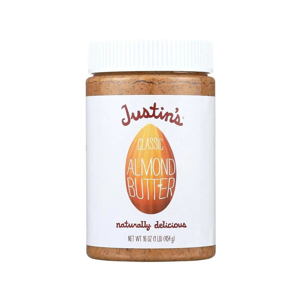 商品Justin's Nut Butter|Almond Butter - Classic - Case of 6 - 16 oz.,价格¥879,第1张图片