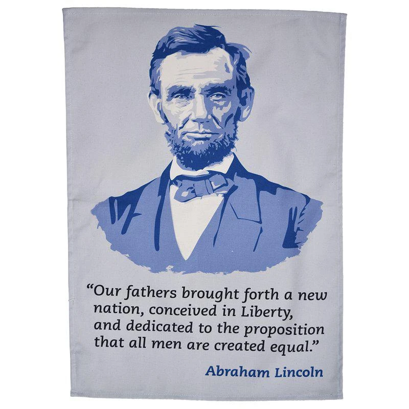 商品Radical Tea Towel|Abraham Lincoln Tea Towel,价格¥168,第1张图片