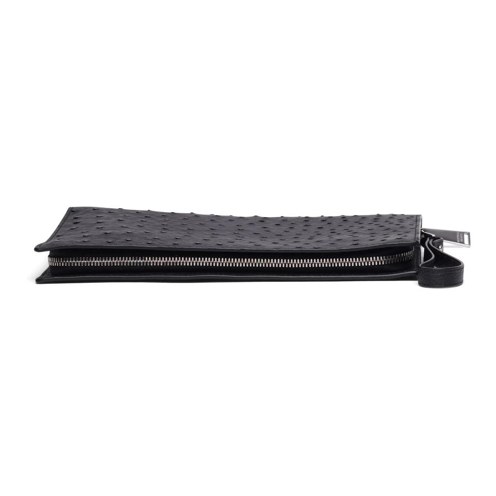 商品Bottega Veneta|Bottega Veneta Ostrich Leather Document Case Wristlet,价格¥12300,第4张图片详细描述