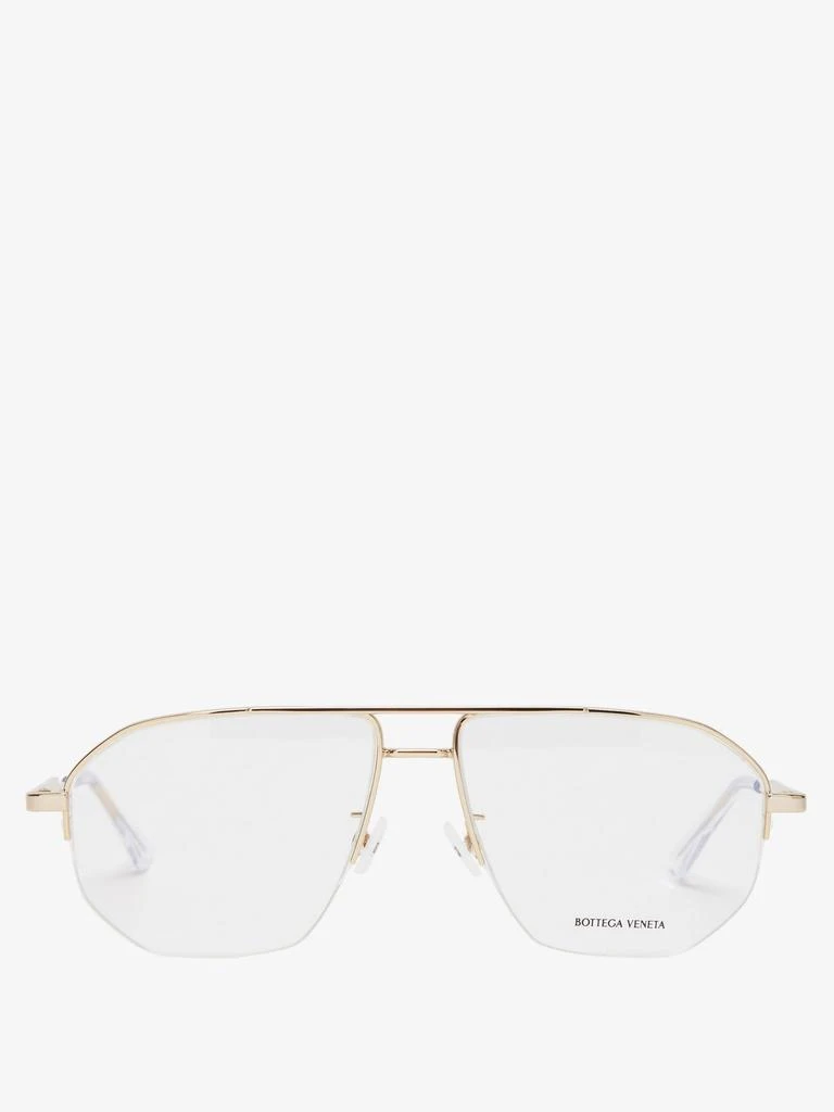 商品Bottega Veneta|Aviator metal glasses,价格¥2812,第1张图片