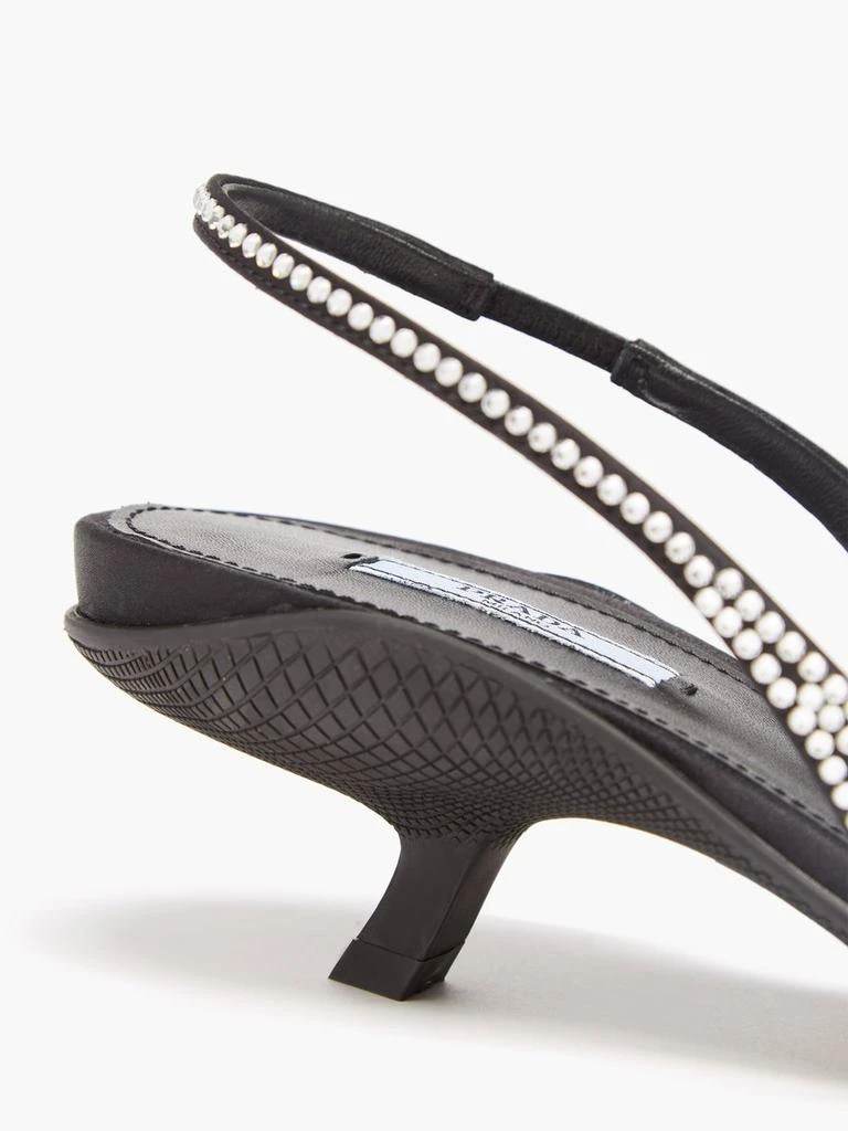 Crystal-embellished point-toe pumps 商品