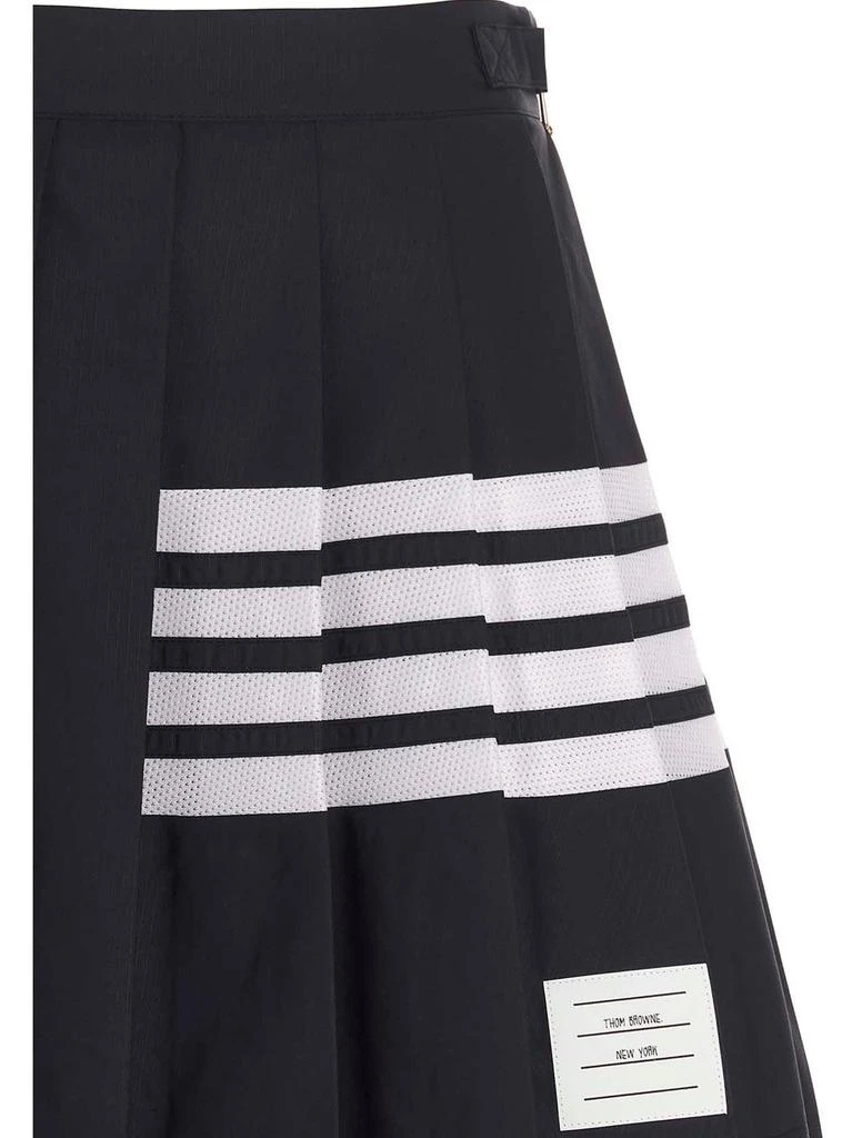 商品Thom Browne|Thom Browne Logo Patch Pleated Mini Skirt,价格¥6975,第4张图片详细描述