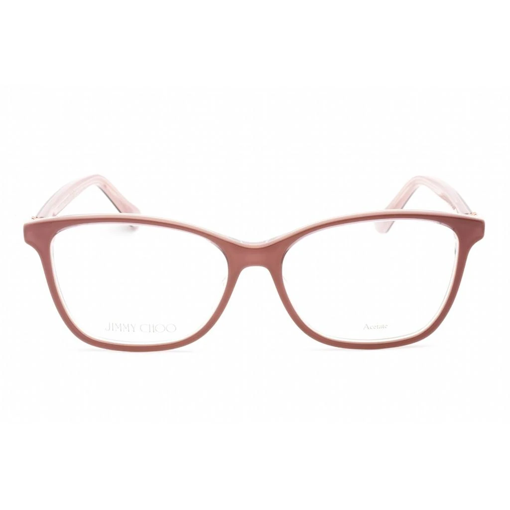 商品Jimmy Choo|Jimmy Choo Women's Eyeglasses - Full Rim Cat Eye Pearlized Nude Frame | JC377 0Y9A 00,价格¥698,第2张图片详细描述