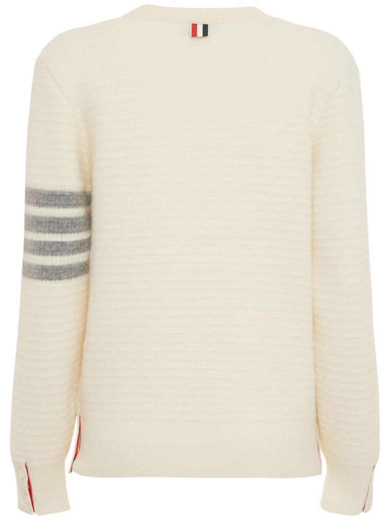 商品Thom Browne|Wool & Cashmere Knit Four Bar Sweater,价格¥11049,第6张图片详细描述