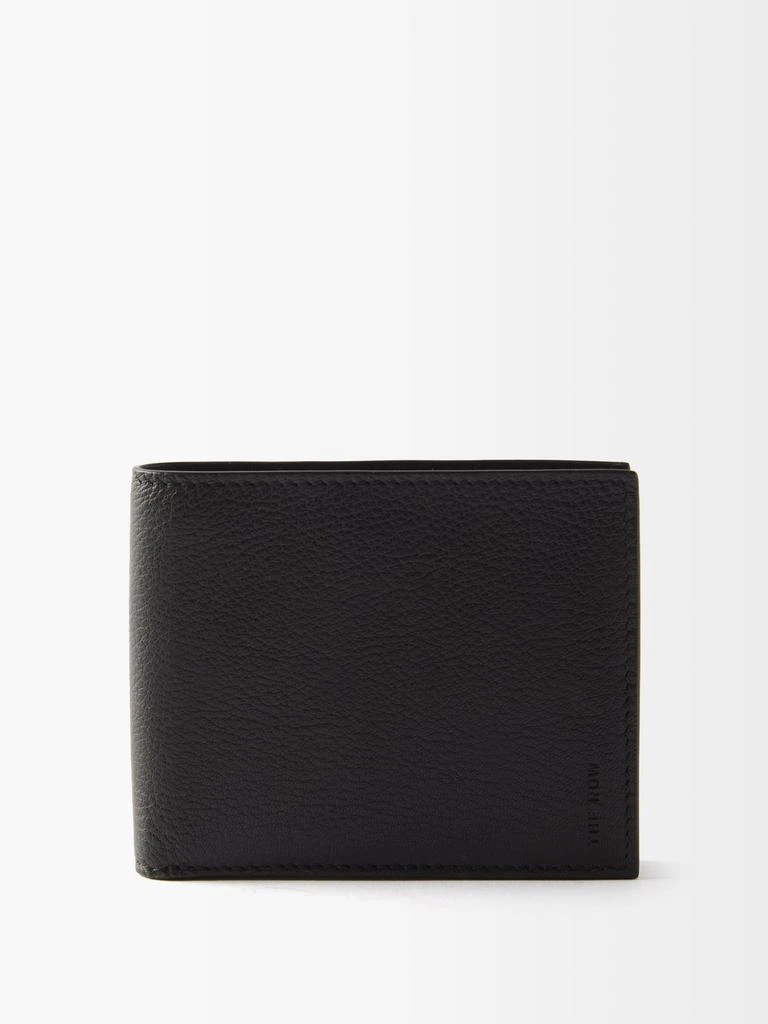 商品The Row|Grained-leather bi-fold wallet,价格¥5940,第1张图片