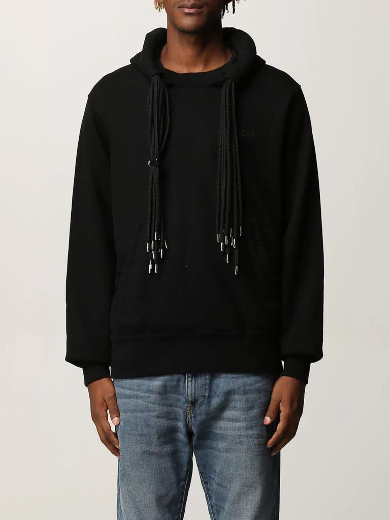 商品Ambush|Ambush cotton sweatshirt with multi drawstring,价格¥2807,第1张图片