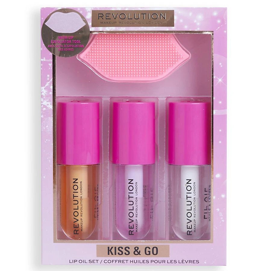 商品Makeup Revolution|Kiss & Go Glaze Lip Care Gift Set,价格¥132,第1张图片