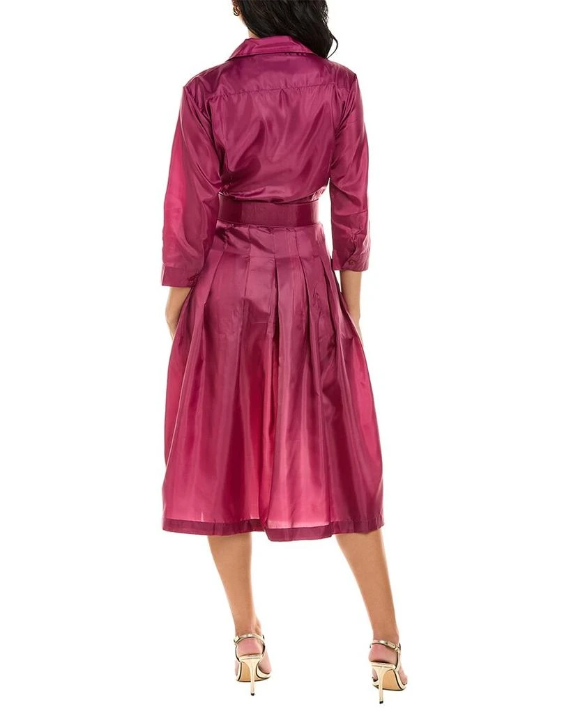 商品SAMANTHA SUNG|Samantha Sung Audrey 3 Silk Shirtdress,价格¥3155,第2张图片详细描述
