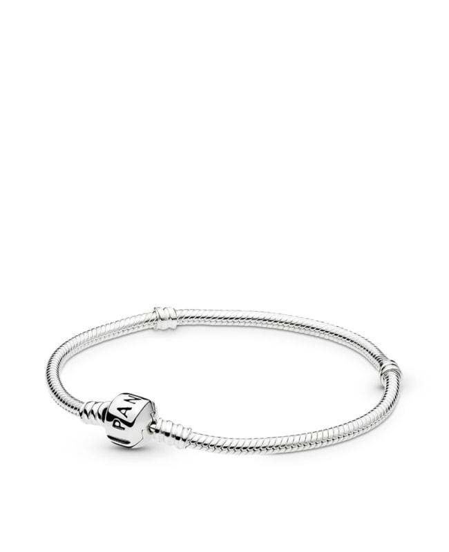 Pandora Iconic 20cm Silver Charm Bangle Bracelet 590702HV-20商品第3张图片规格展示