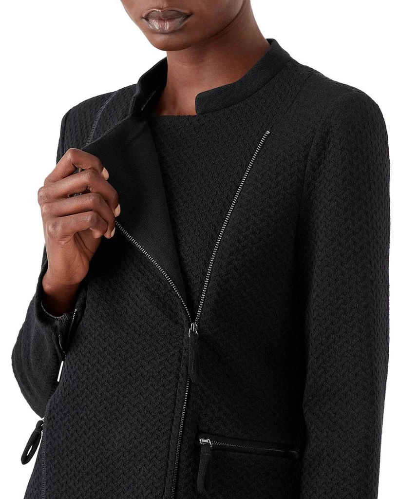 Textured Asymmetrical Front Jacket 商品