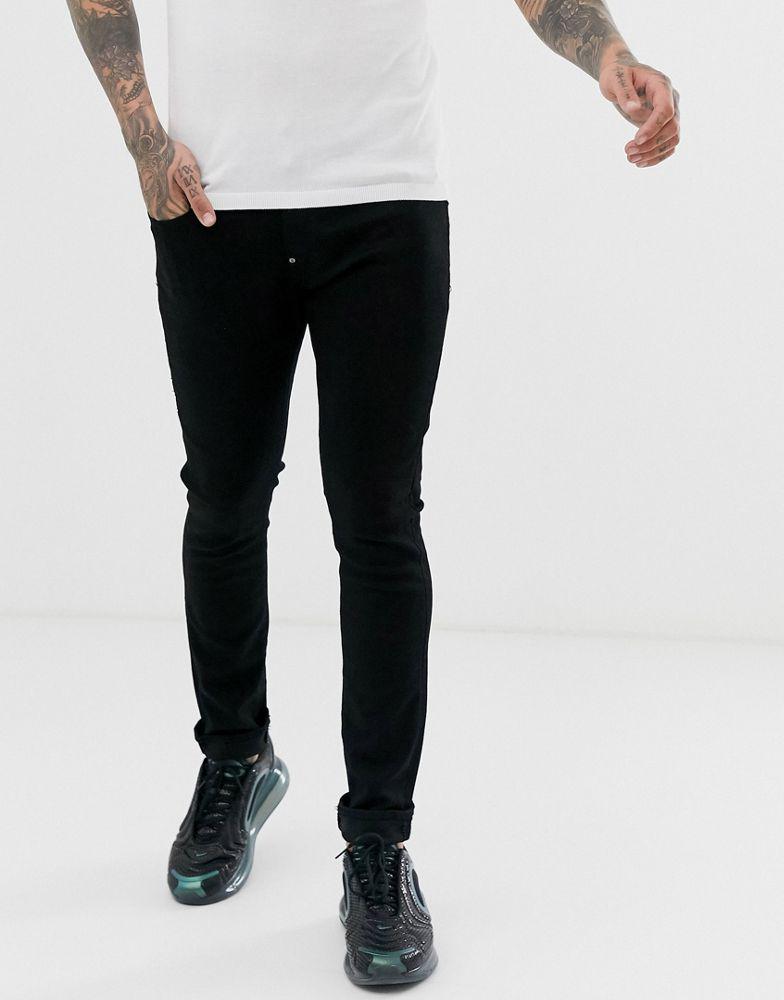 G-Star skinny fit jeans in black商品第1张图片规格展示