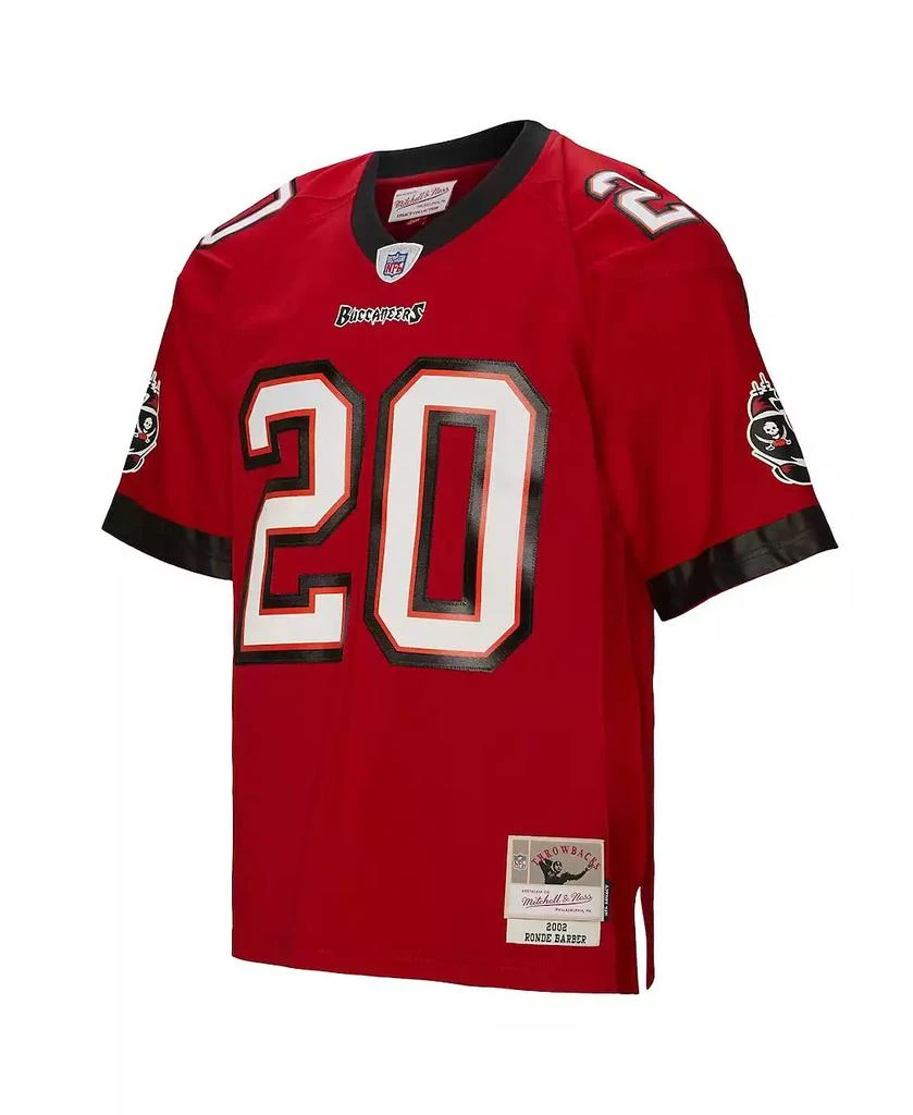 商品Mitchell & Ness|Men's Ronde Barber Red Tampa Bay Buccaneers 2002 Legacy Retired Player Jersey,价格¥897,第2张图片详细描述