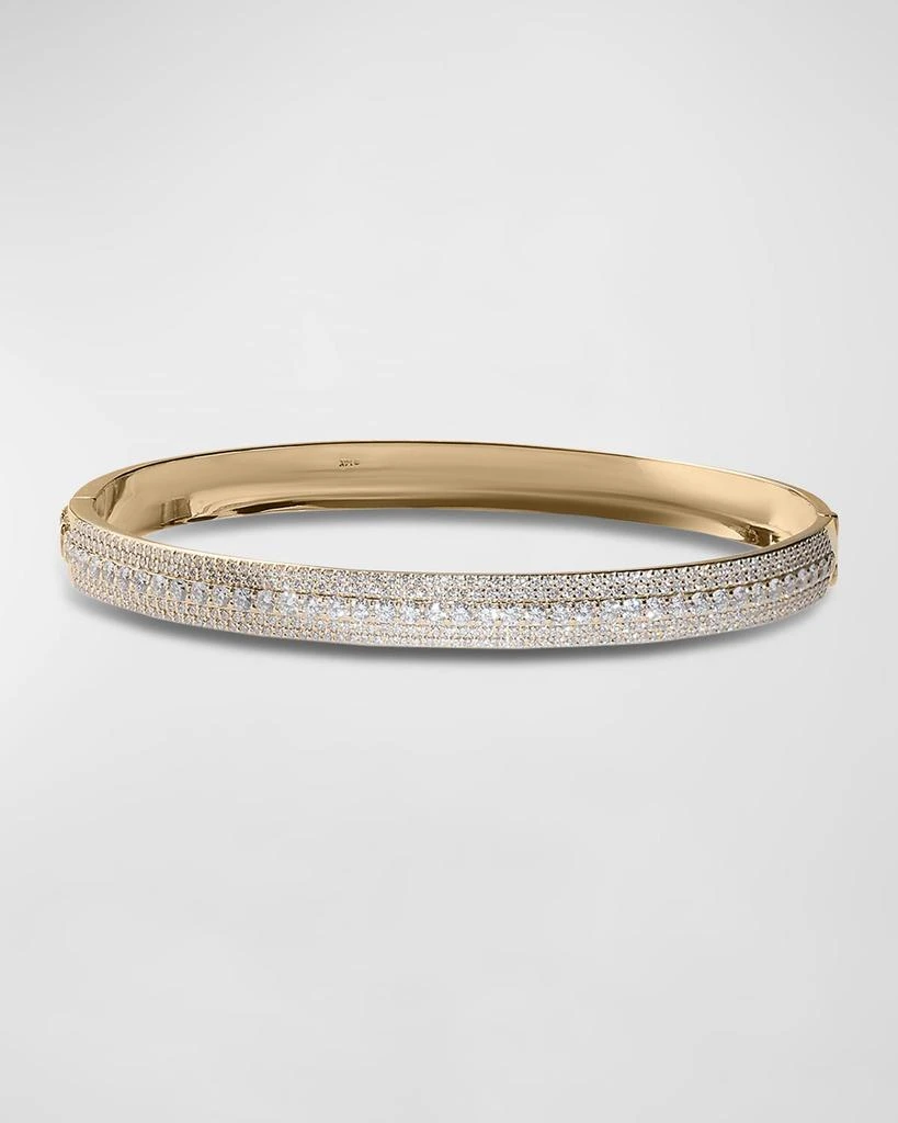 商品LANA|Curved Mega Flawless Hinge Diamond Bangle, Size 6,价格¥77113,第1张图片