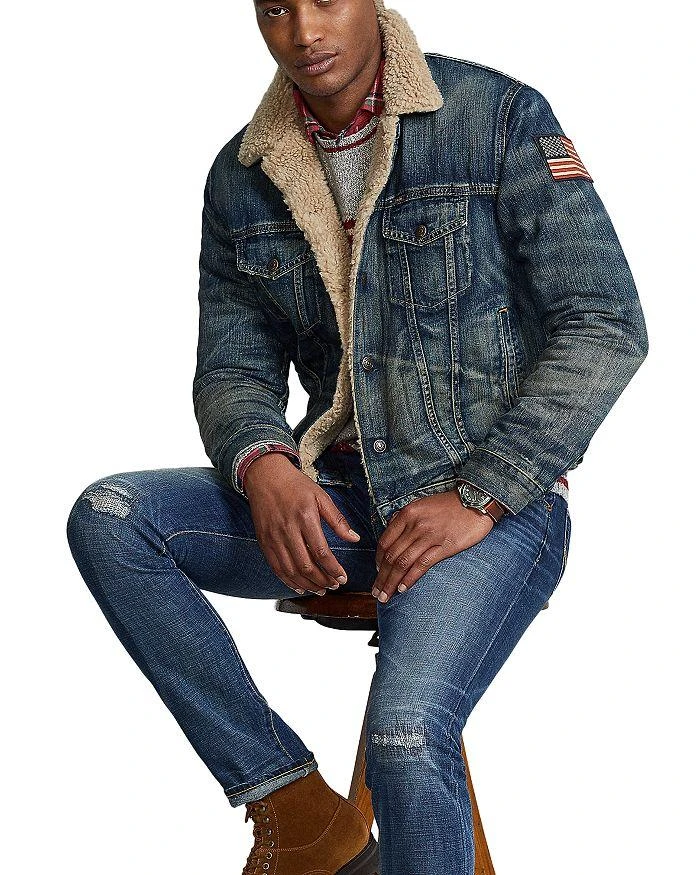 商品Ralph Lauren|Fleece Lined Trucker Jacket,价格¥1659,第4张图片详细描述