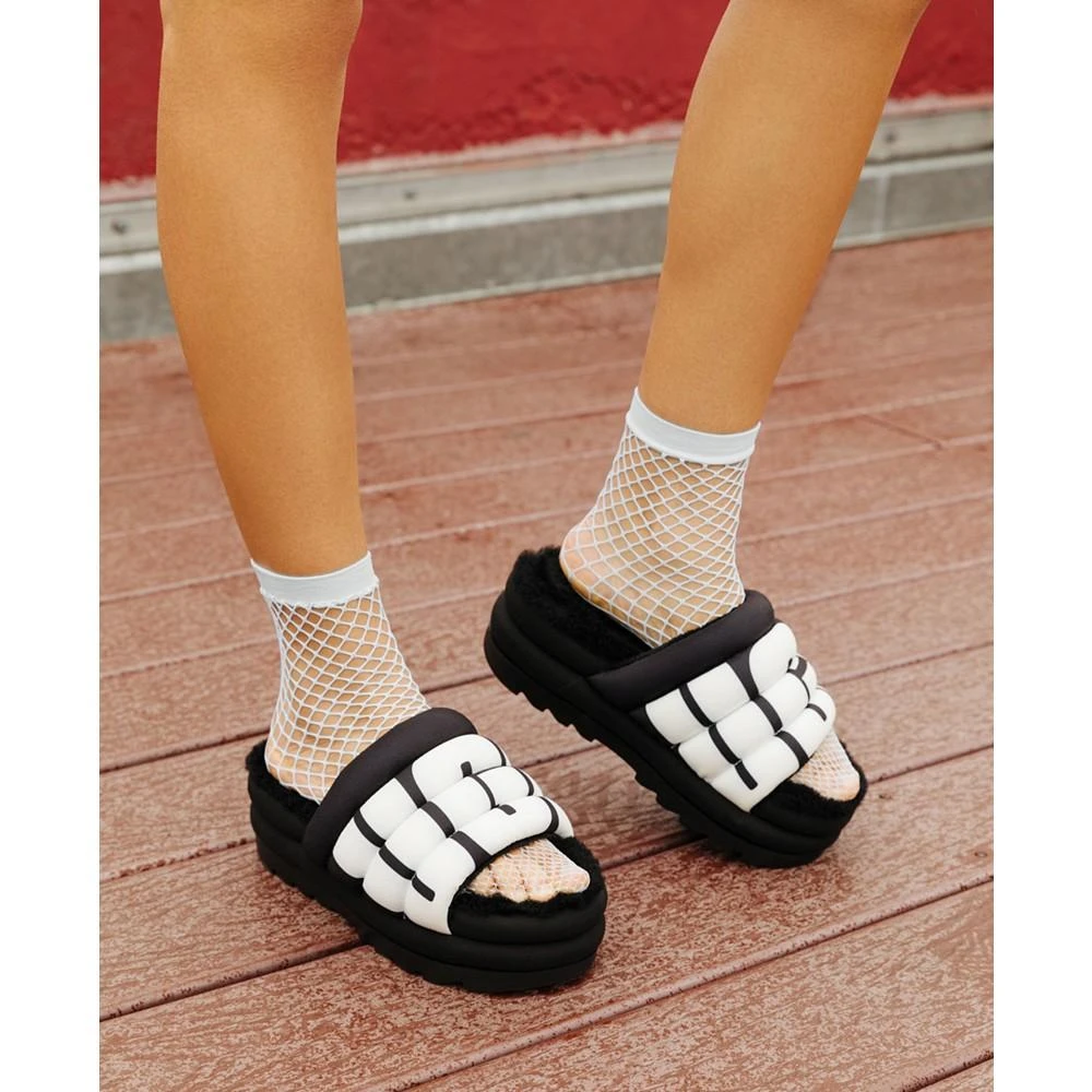 商品UGG|Women's Maxi Slide Logo Sandals,价格¥462,第4张图片详细描述