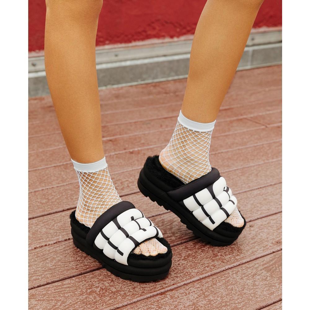 商品UGG|Women's Maxi Slide Logo Sandals,价格¥441-¥663,第6张图片详细描述