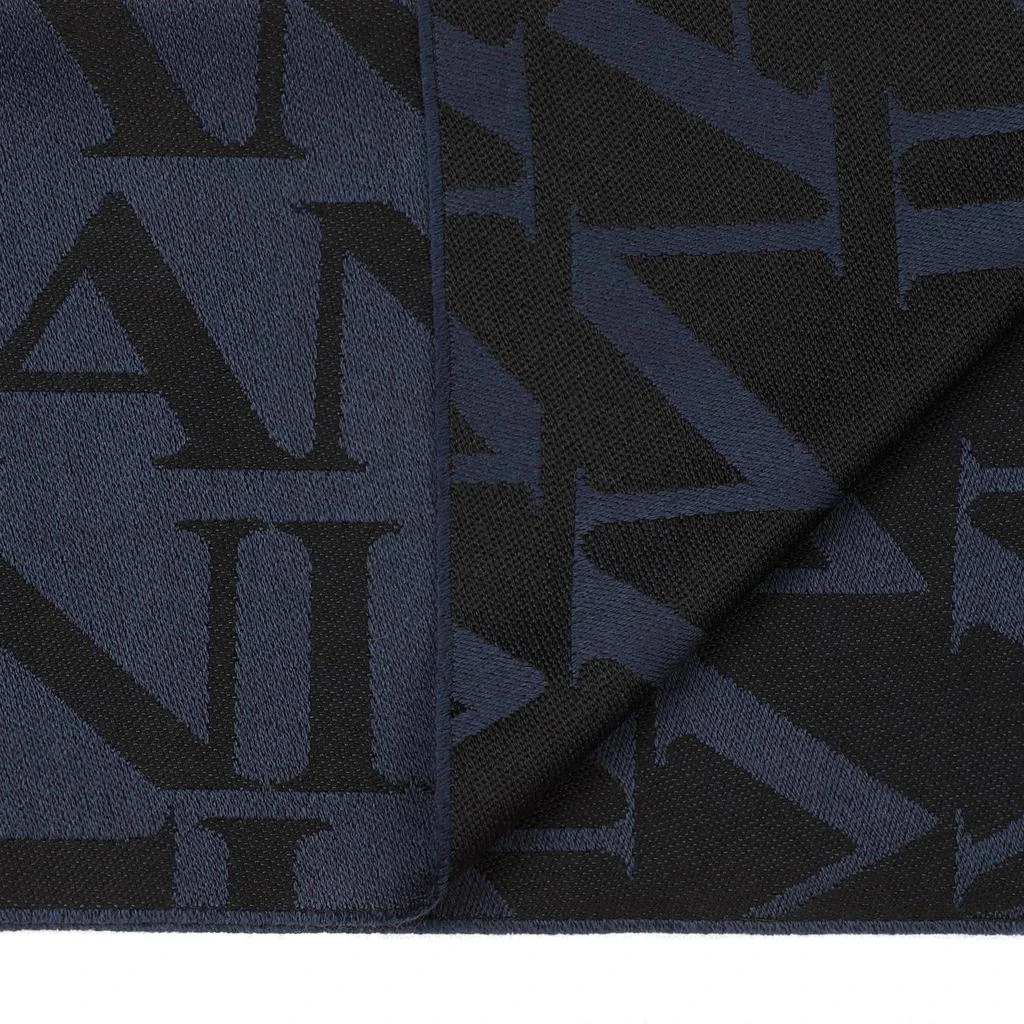 商品Lanvin|Lanvin Logo Intarsia-Knit Fringed Scarf,价格¥1135,第2张图片详细描述