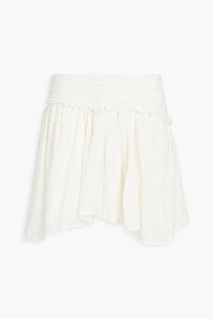 商品IRO|Nixie gathered fil coupé silk-blend mini skirt,价格¥1066,第1张图片