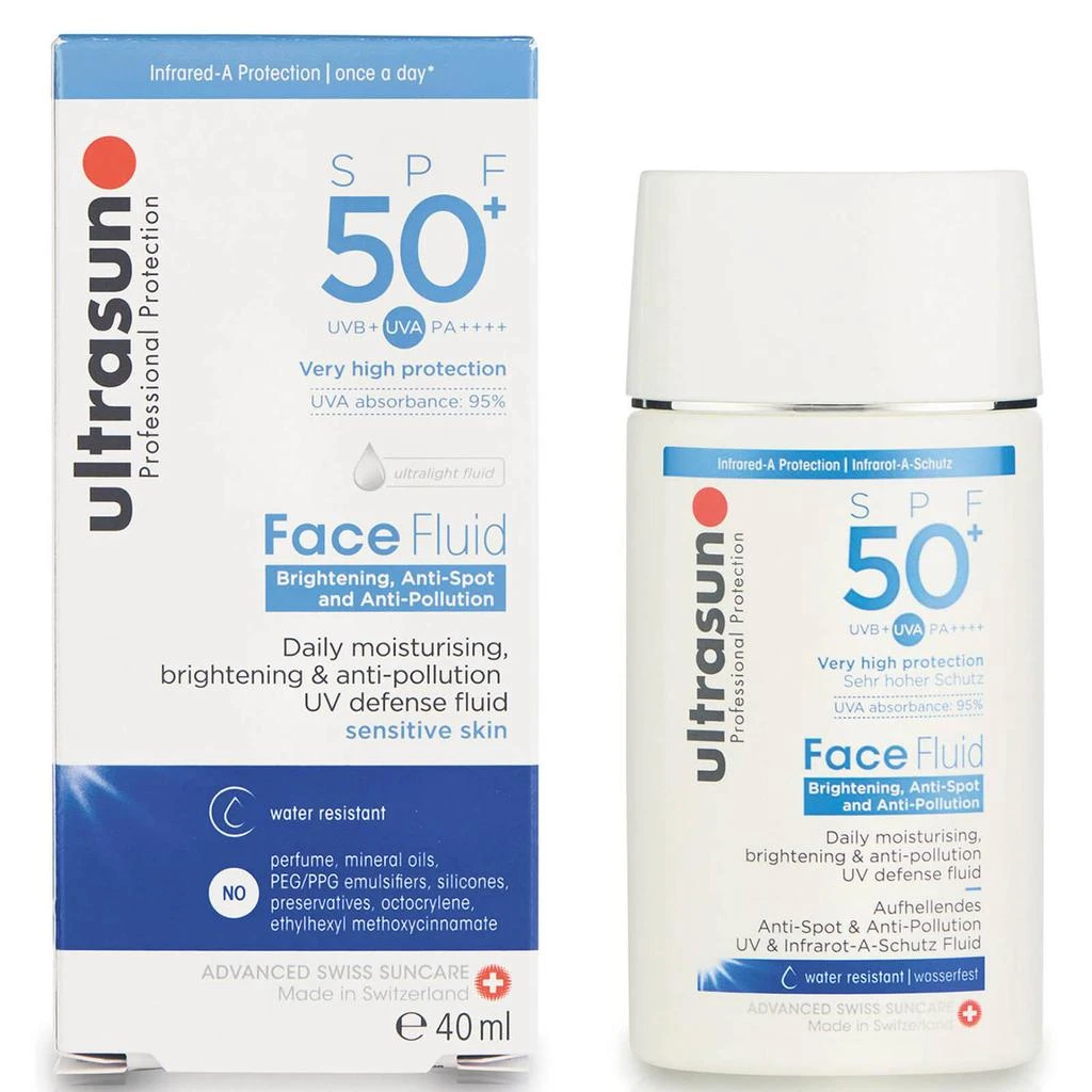 商品Ultrasun|Ultrasun SPF 50+ Anti-Pollution Face Fluid 40ml,价格¥265,第1张图片