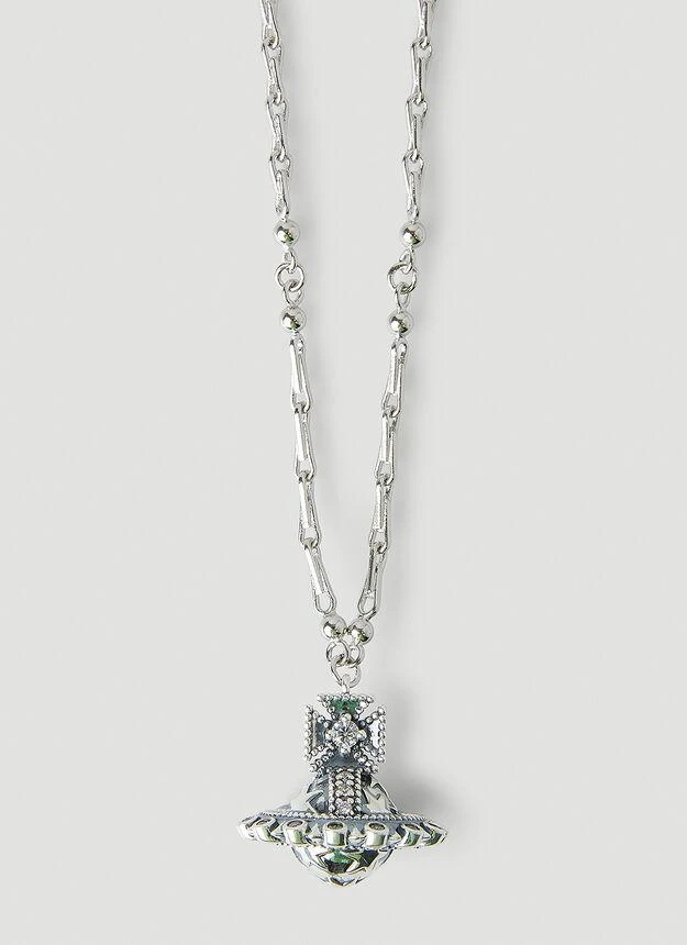 商品Vivienne Westwood|Glenda Pendant Necklace in Silver,价格¥1391,第2张图片详细描述