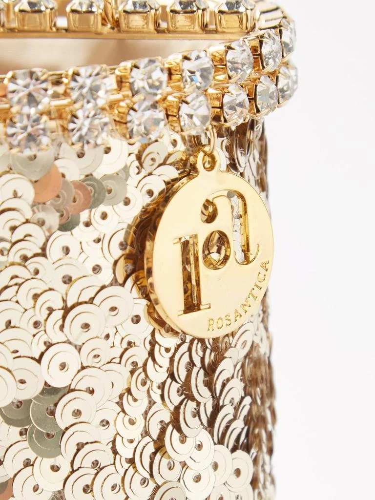 商品ROSANTICA|Holli Ballerina sequin-embellished handbag,价格¥5781,第5张图片详细描述