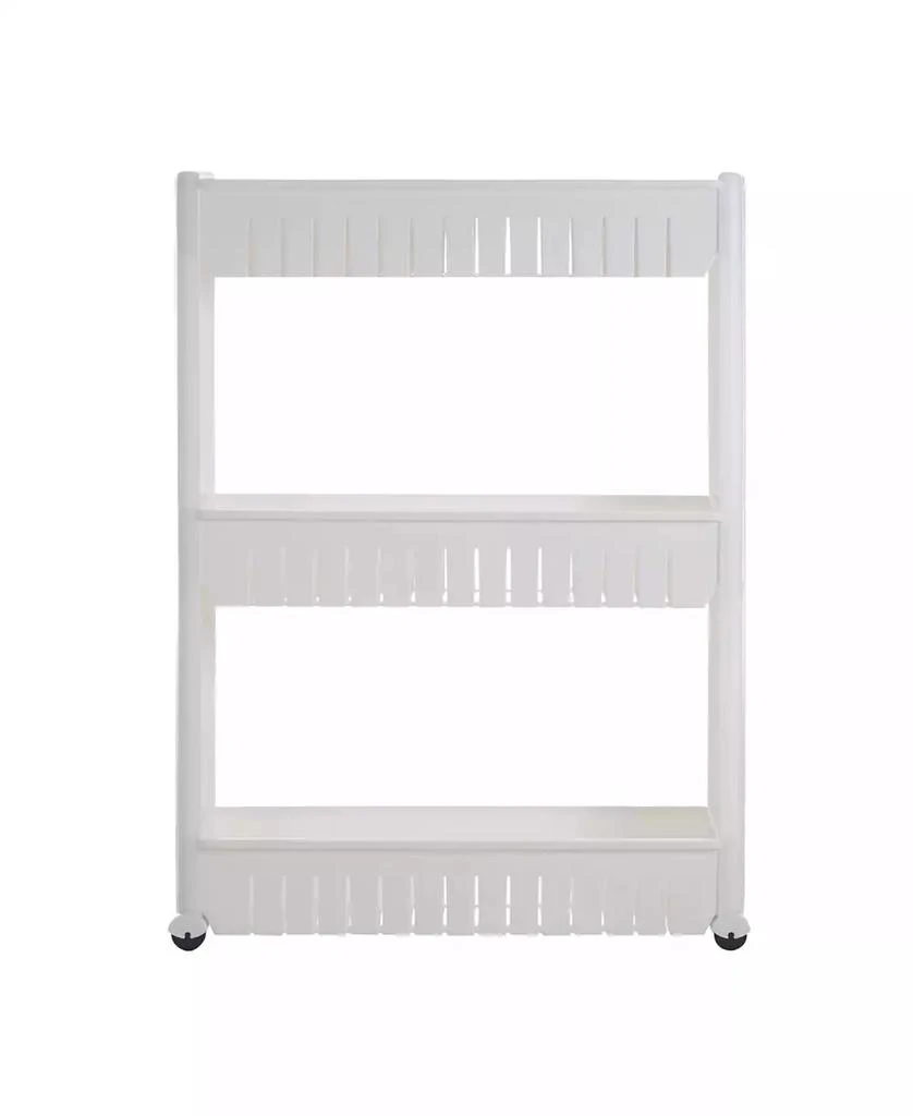 商品Trademark Global|Everyday Home 3 Tier Slide Out Laundry Cart on Rollers - Only 5" Wide,价格¥757,第1张图片