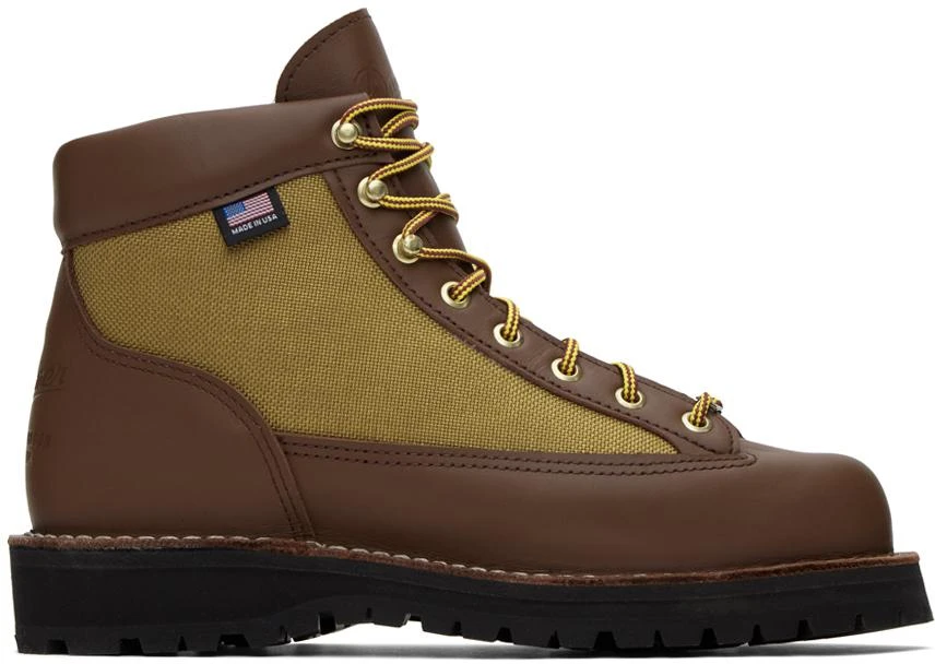 商品Danner|Brown & Khaki Light Boots,价格¥2102,第1张图片