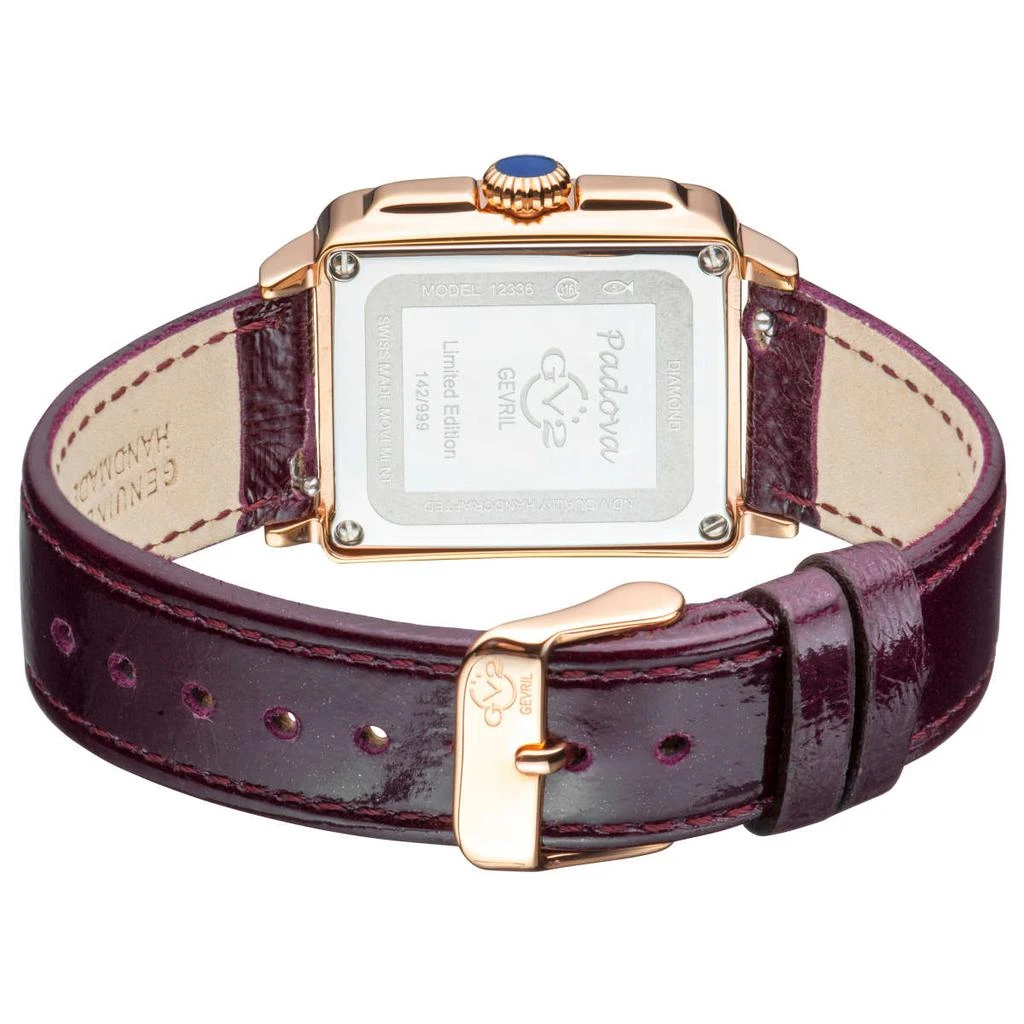 商品Gevril|GV2 by Gevril Padova Diamond Women's Watch,价格¥4737,第2张图片详细描述