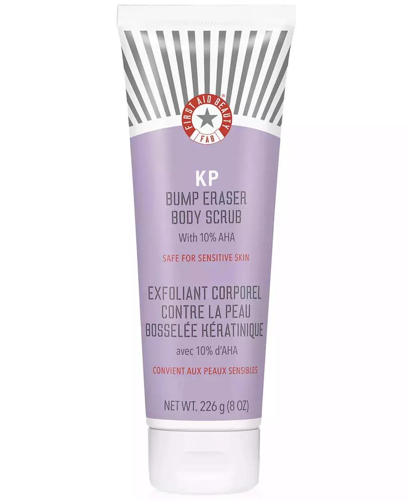 商品First Aid Beauty|KP Bump Eraser Body Scrub with 10% AHA – Body Exfoliant for Keratosis Pilaris, 8.0 oz.,价格¥89,第2张图片详细描述