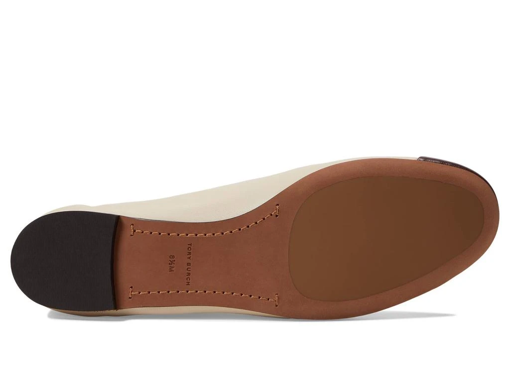 商品Tory Burch|Multi Logo Cap-Toe Ballet,价格¥1107,第3张图片详细描述