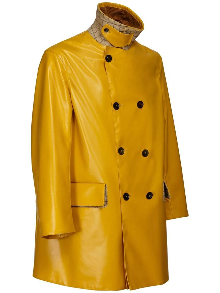 商品MAISON MARGIELA|Coated Cotton Double Breast Raincoat,价格¥7254,第1张图片详细描述