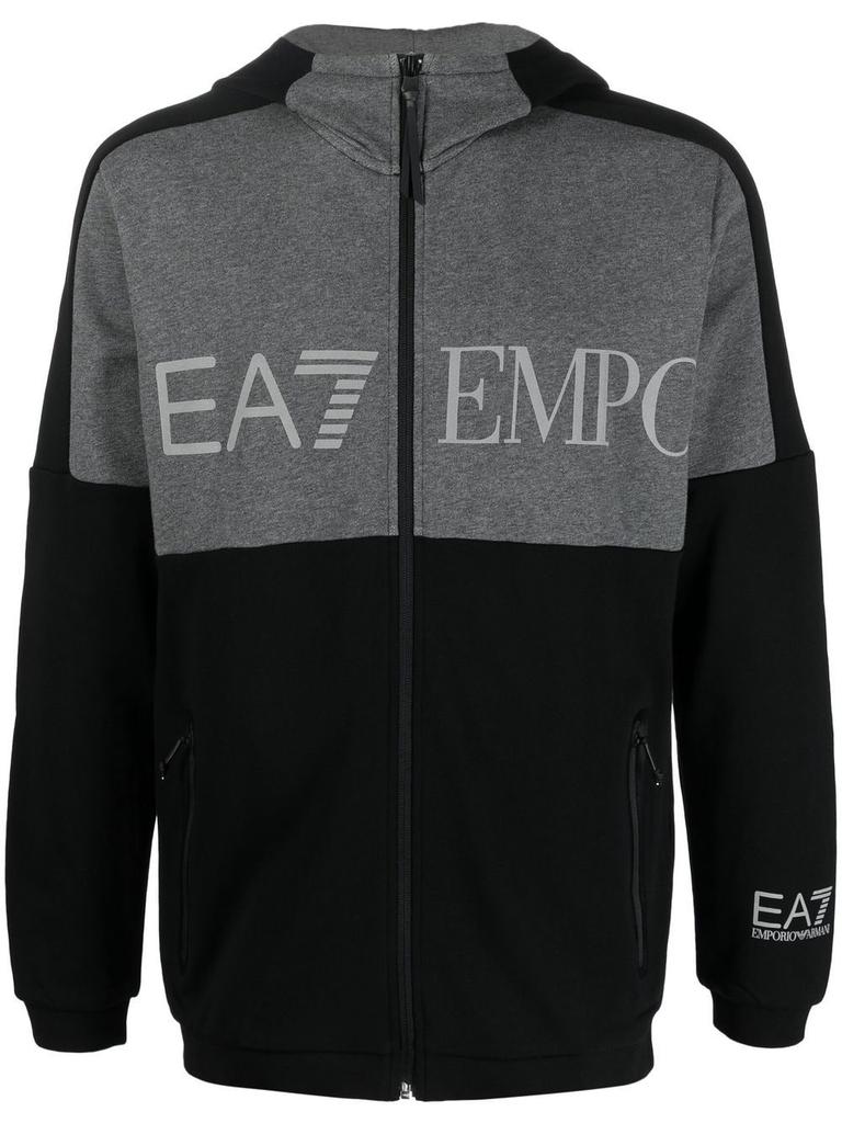 EA7 Logo bicolor jacket商品第1张图片规格展示