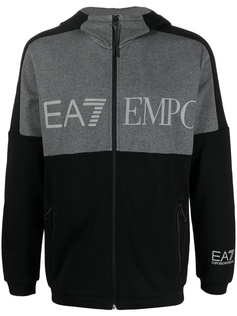 商品EA7|EA7 Logo bicolor jacket,价格¥736,第1张图片