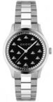 Pre-owned Gucci G-Timeless Black Dial Ladies Watch YA1265034商品第1张图片规格展示