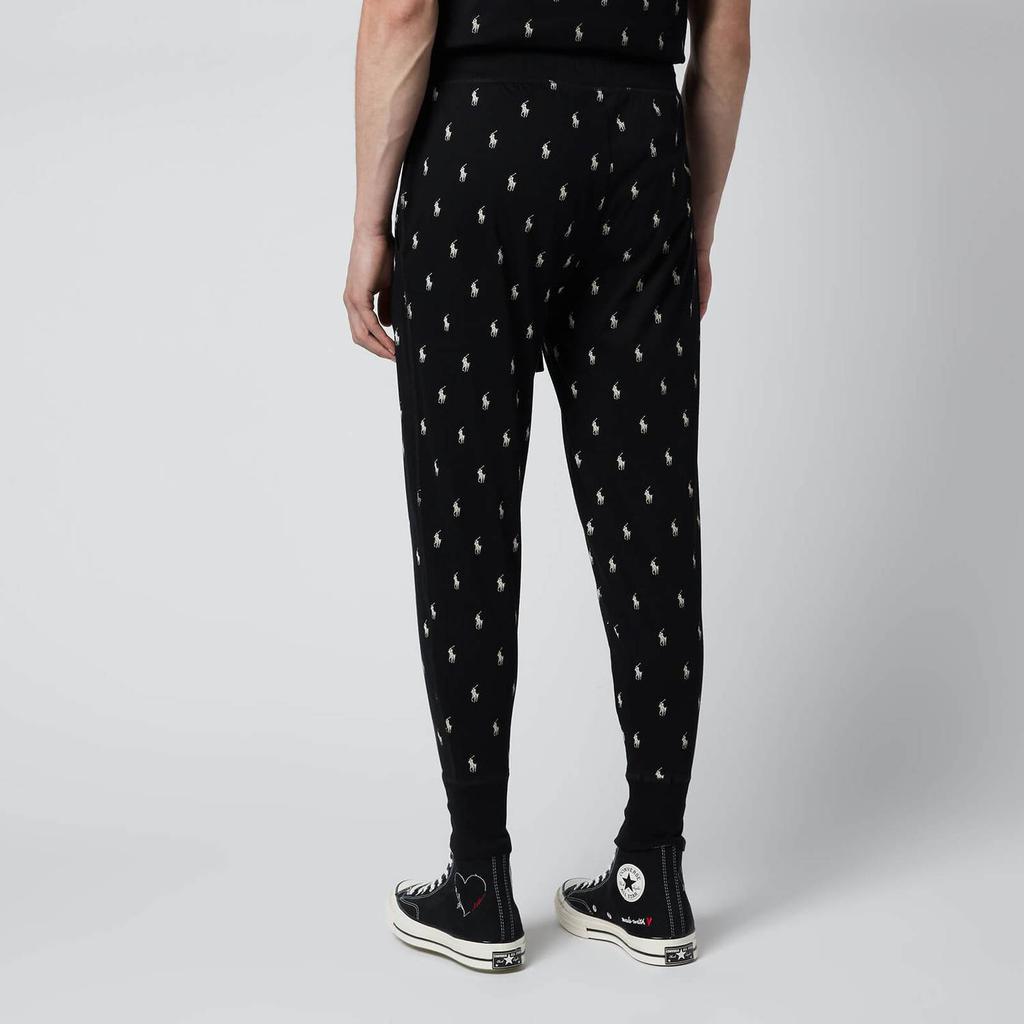 商品Ralph Lauren|Polo Ralph Lauren Men's Liquid Cotton Printed Slim Jogger Pants - Polo Black,价格¥508,第4张图片详细描述