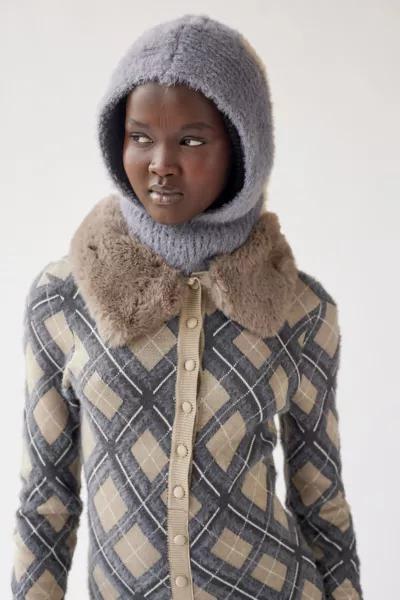 House Of Sunny London Faux Fur Trim Romper商品第4张图片规格展示