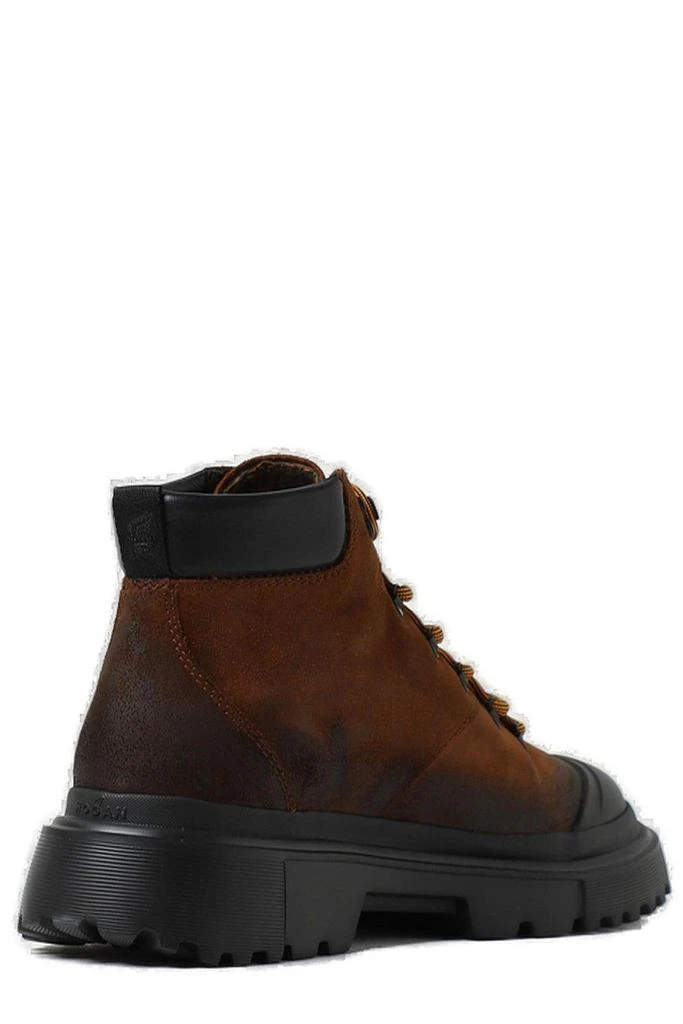 商品hogan|H619 Chunky-sole Lace-up Boots,价格¥3259,第2张图片详细描述