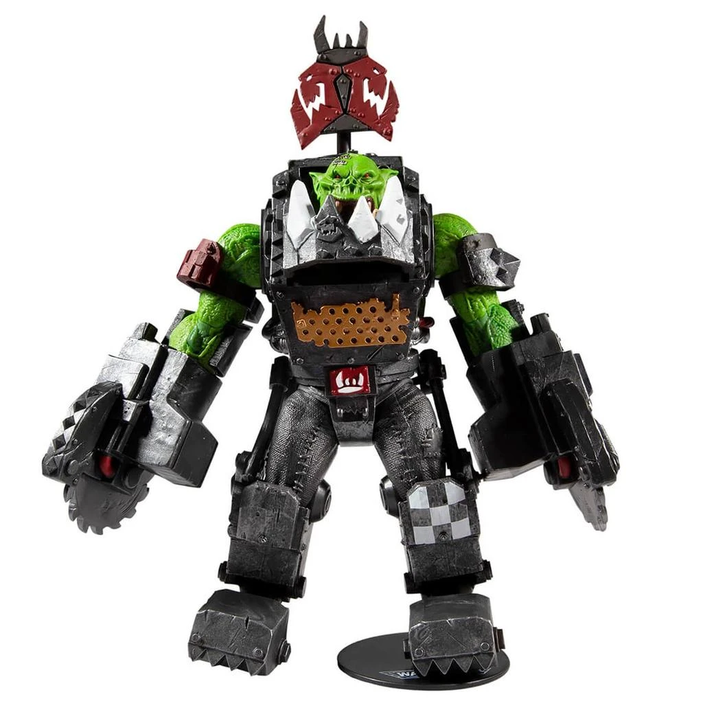 商品McFarlane Toys|McFarlane Warhammer 40,000 Megafig Action Figure - Ork Meganob with Buzzsaw,价格¥437,第2张图片详细描述