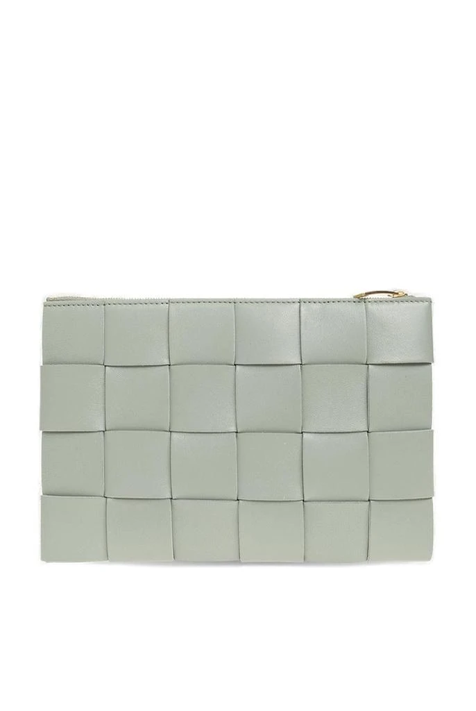 商品Bottega Veneta|Bottega Veneta Intrecciato Zipped Clutch Bag,价格¥4861,第2张图片详细描述