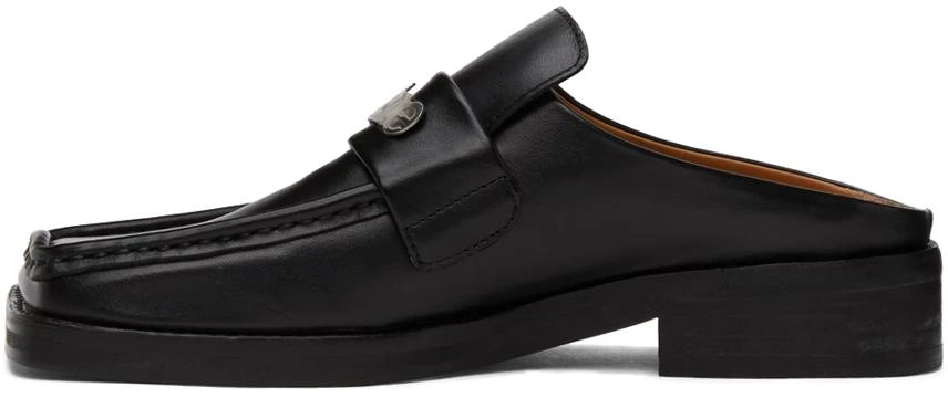 商品Martine Rose|SSENSE Exclusive Black Slip-On Martine Loafers,价格¥2424,第3张图片详细描述