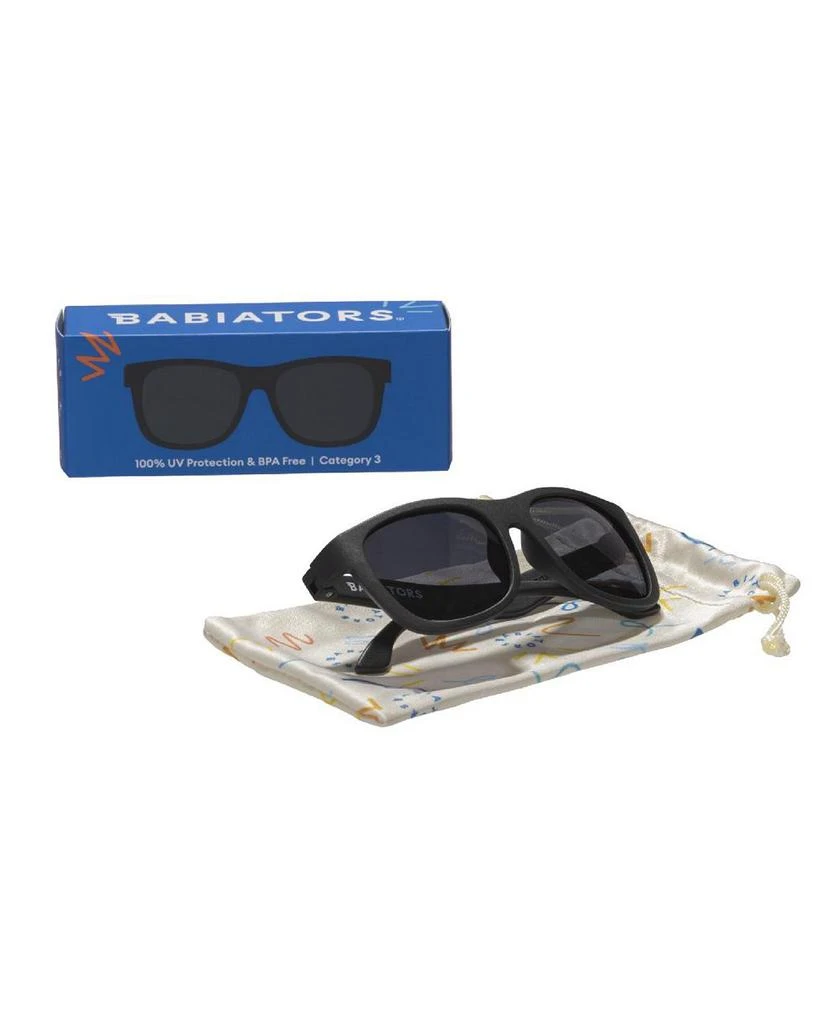 Jet Black Navigator Sunglasses 商品