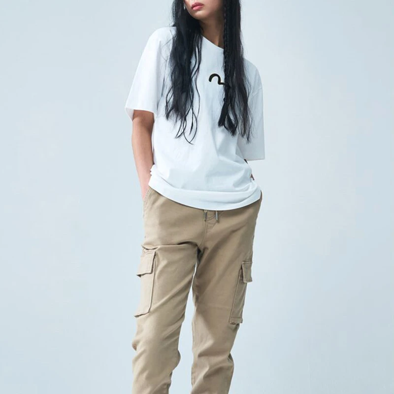 【享贝家】（国内现货-QD） Evisu 福神 圆领宽松休闲短袖T恤 男女同款 白色 EU5UTS907OW 商品