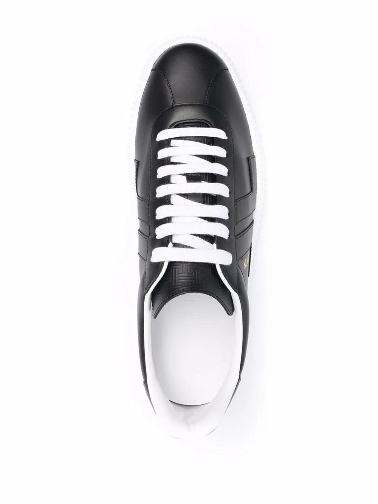 商品Lanvin|Lanvin Men's  Black Leather Sneakers,价格¥3700,第4张图片详细描述