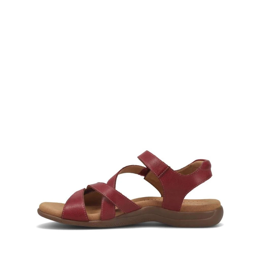 商品taos|Women's Big Time Sandal - Medium Width In Cranberry,价格¥707,第3张图片详细描述