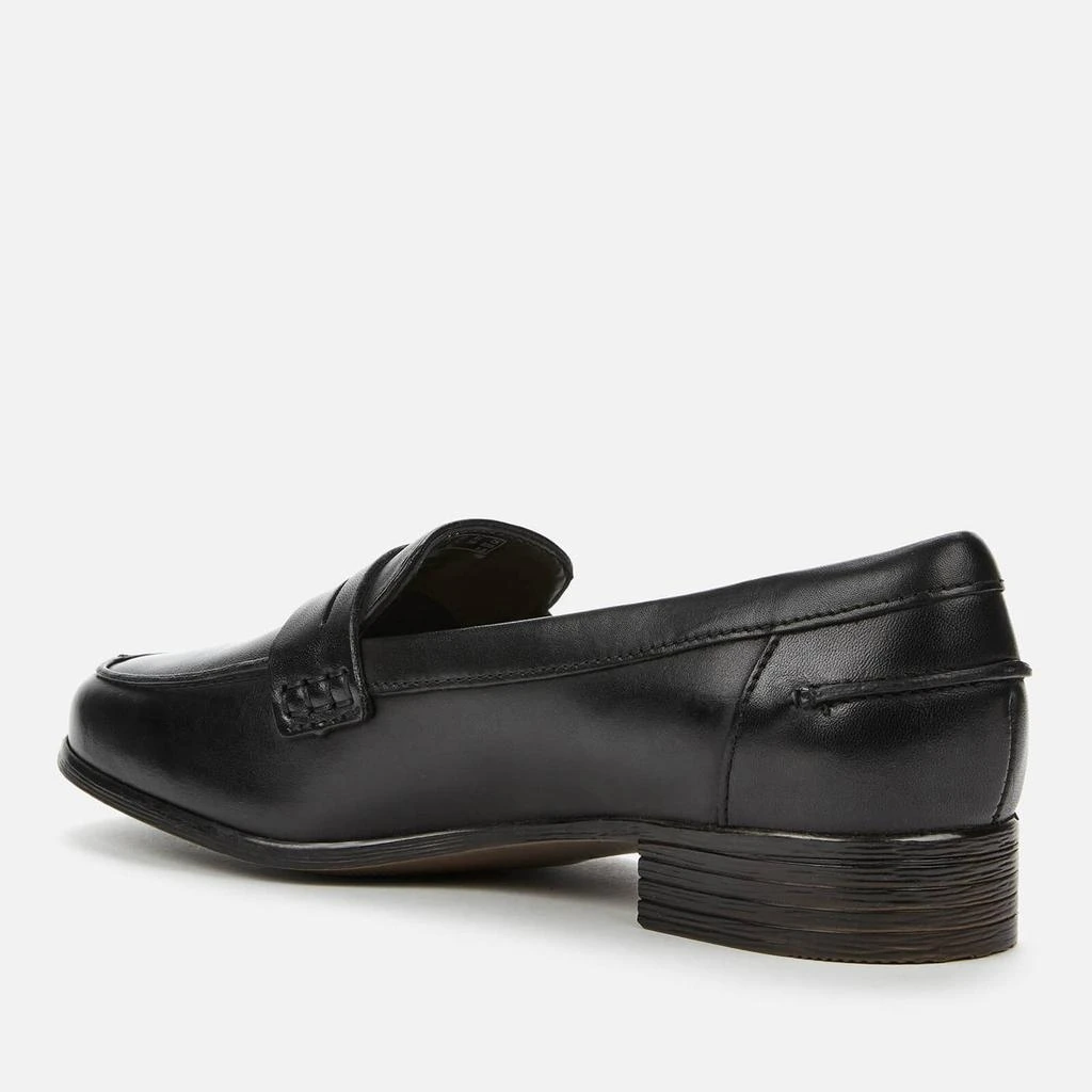 商品Clarks|Clarks Women's Hamble Leather Loafers - Black,价格¥446,第2张图片详细描述