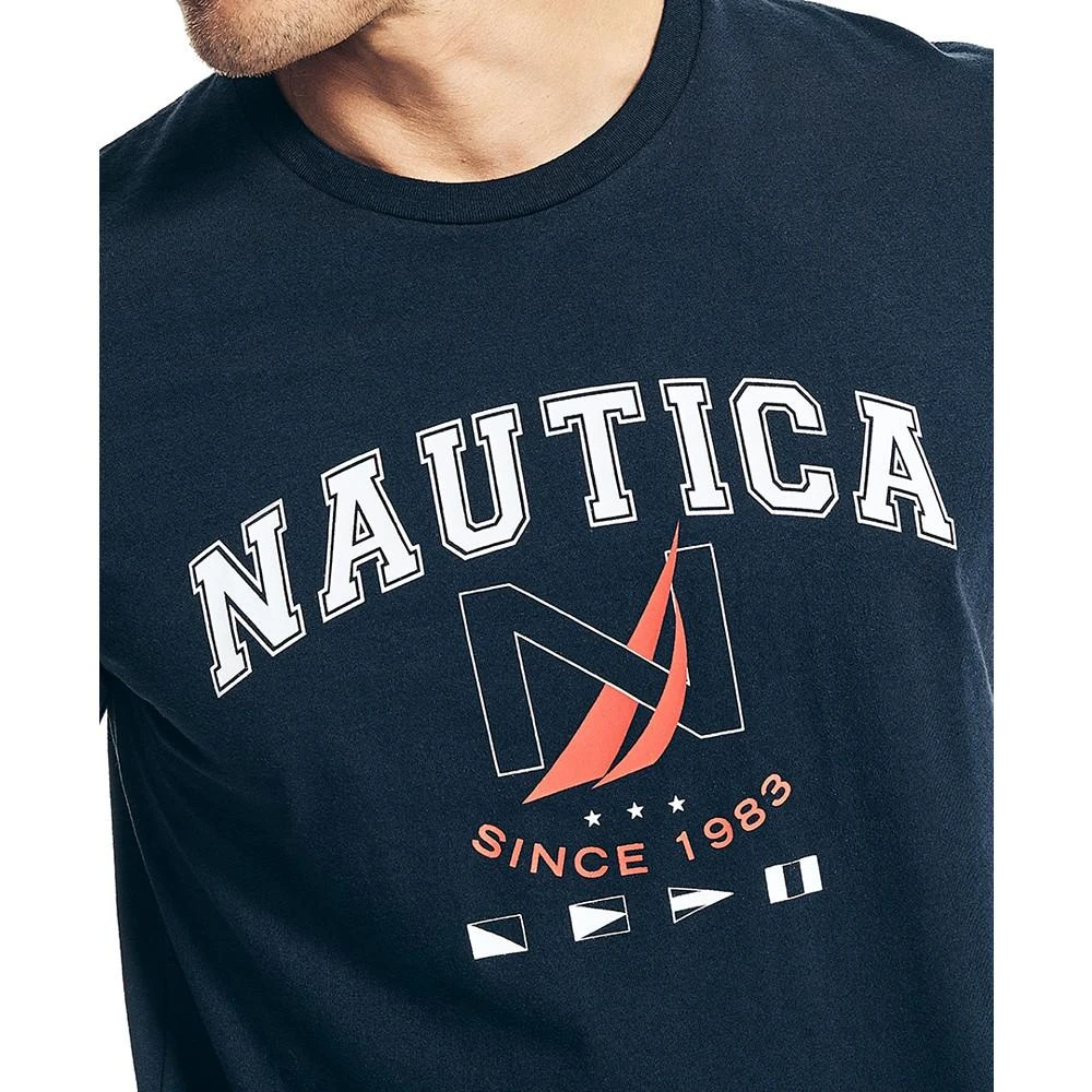 商品Nautica|Men's Sustainably Crafted Logo Graphic T-Shirt,价格¥217,第3张图片详细描述